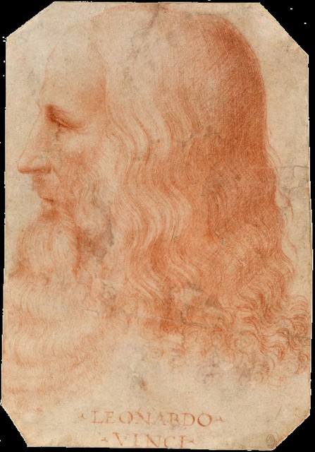 Portrait of Leonardo da Vinci