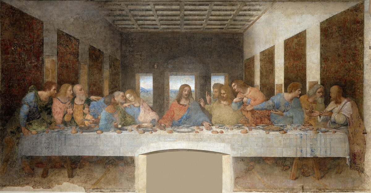 The Last Supper by Leonardo da Vinci (1495-1498)
