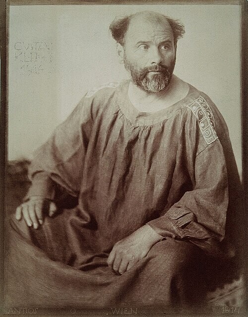 Artist portrait of Gustav Klimt