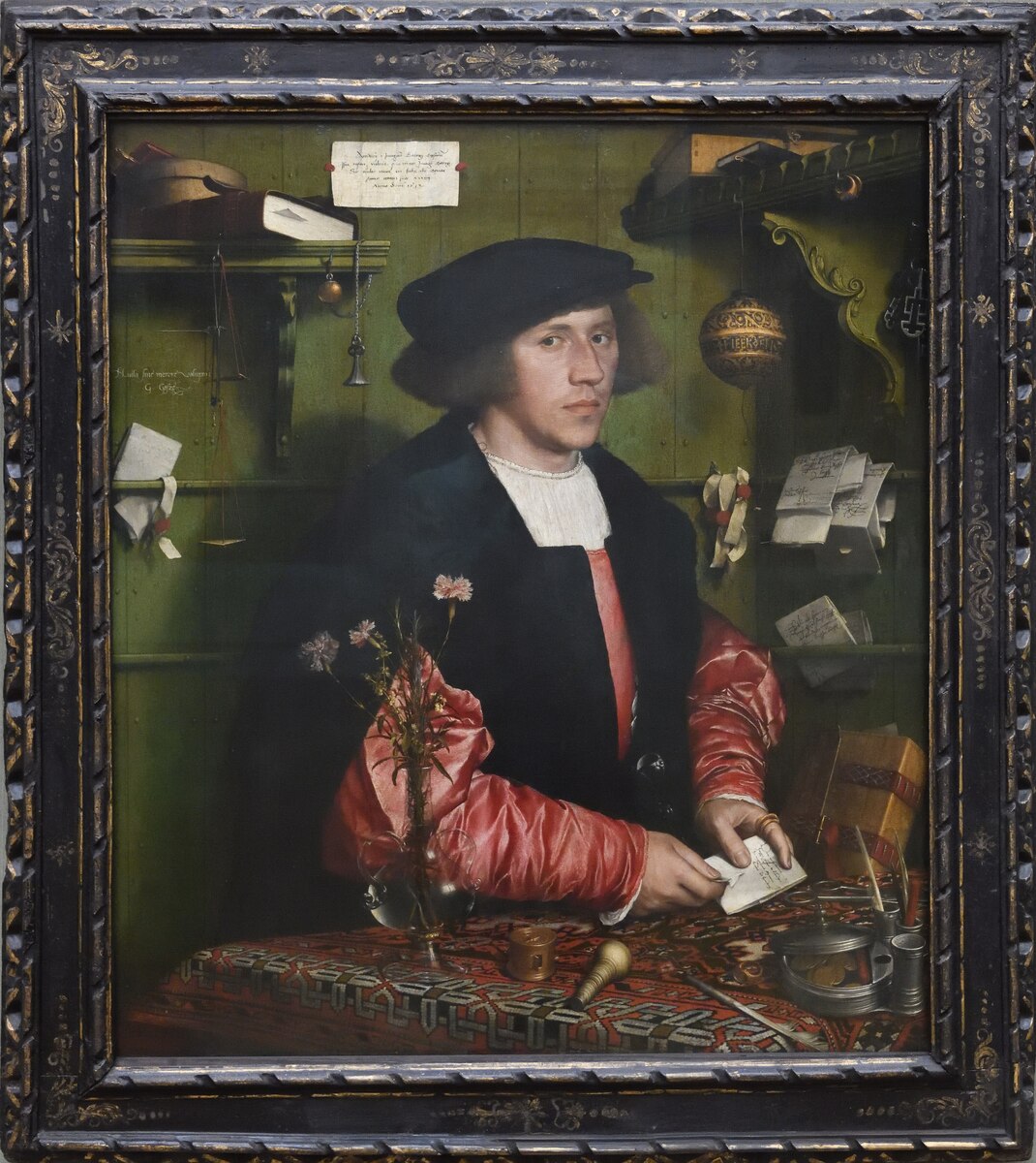 The Merchant Georg Gisze by Hans Holbein the Younger (1532)