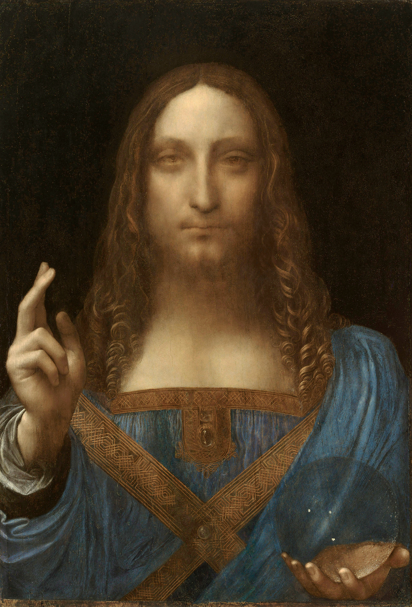 Salvator Mundi by Leonardo da Vinci (attribution disputed) (about 1499–1510)