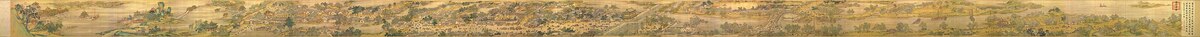 Along the River During the Qingming Festival by Zhang Zeduan (12th century original, 18th century remake)