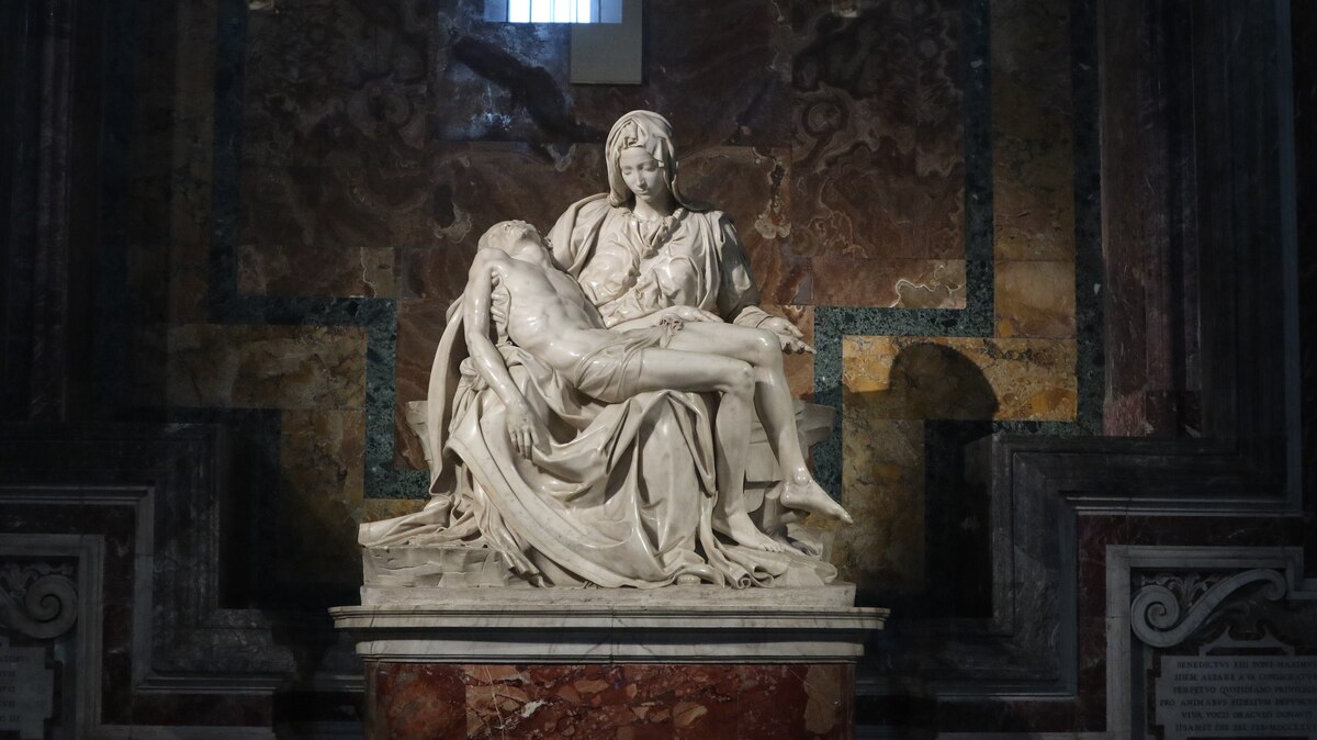 Pietà by Michelangelo (circa 1499)