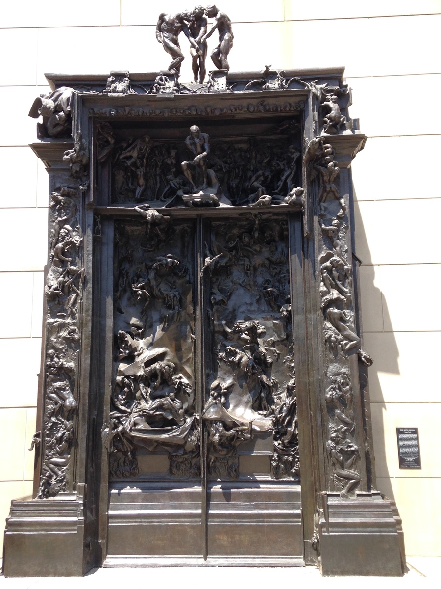 The Gates of Hell by Auguste Rodin (Modelled 1880–1917; this bronze cast 1929 or earlier)
