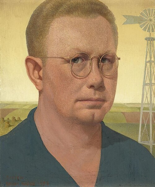 Artist portrait of Grant Wood