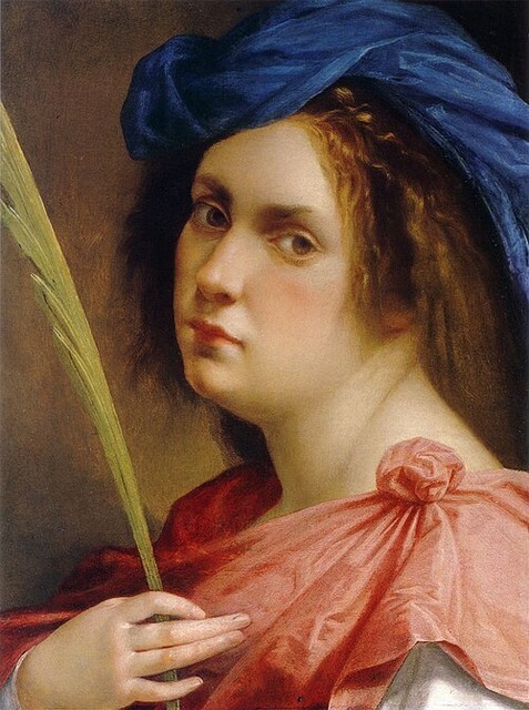 Artist portrait of Artemisia Gentileschi