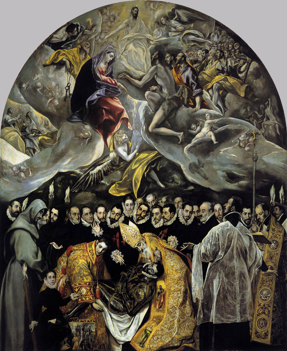 The Burial of the Count of Orgaz by El Greco (Domenikos Theotokopoulos) (between 1586 and 1588)